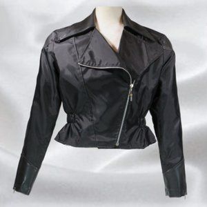 Starlette Paris Black Moto Jacket in Size Medium